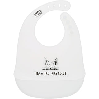 Pig Out! Silicone Catch All Bib