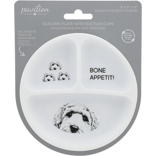 Bone Appetit! Divided Silicone Suction Plate