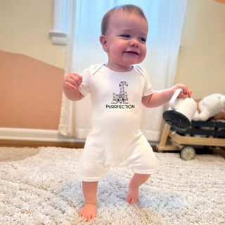 Purrfection 6-12 Months Romper