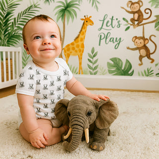 Elephants 0-6 Months Bodysuit