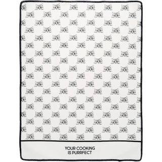 Purrfect Cotton Blend Tea Towel