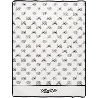 Purrfect Cotton Blend Tea Towel