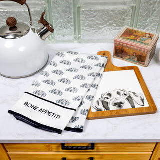 Bone Appetit! Cotton Blend Tea Towel