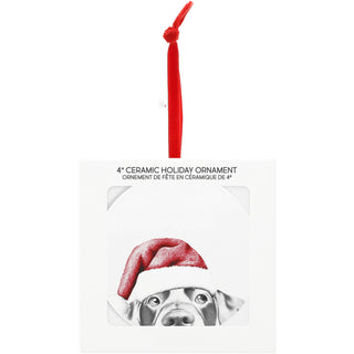 Cat 4" Ceramic Ornament