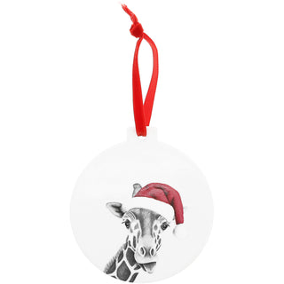Giraffe 4" Ceramic Ornament