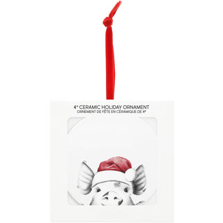 Pig 4" Ceramic Ornament