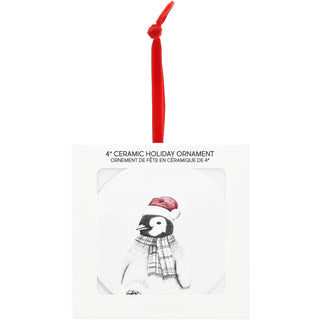 Penguin 4" Ceramic Ornament