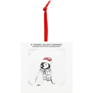 Penguin 4" Ceramic Ornament