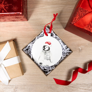 Penguin 4" Ceramic Ornament
