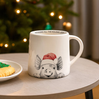 Hogging Holiday 17 oz Mug