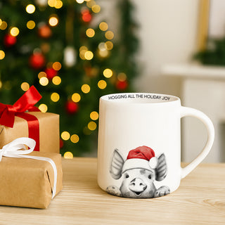 Hogging Holiday 17 oz Mug