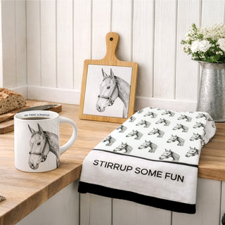 Stirrup Cotton Blend Tea Towel