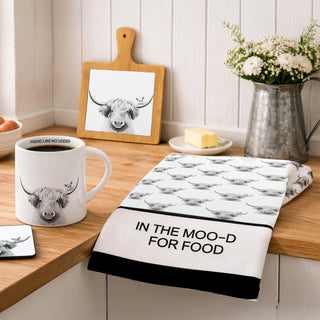 Moo-d Cotton Blend Tea Towel