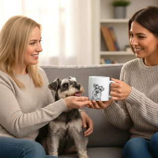 Pawsitively Caffeinated 17 oz Mug