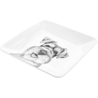 Schnauzer 4.25" Keepsake Dish
