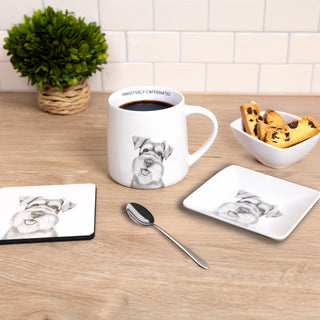 Schnauzer 4.25" Coaster