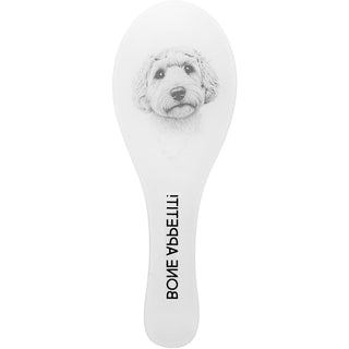 Bone Appetit! 9.25" Glass Spoon Rest