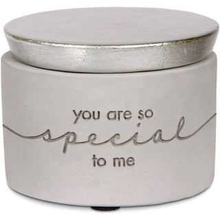 Someone Special 3" x 2.25" Cement Keepsake Box