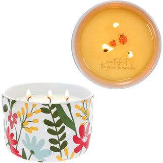 Miracles 12 oz - 100% Soy Wax Reveal Triple Wick Candle Scent: Tranquility