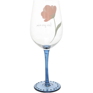 Love You Mom 16 oz Wine Glass