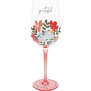 Grateful 16 oz Wine Glass