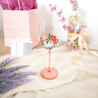 Grateful 16 oz Wine Glass