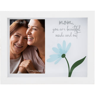 Beautiful Mom 9.5" x 7.5" Shadow Box Frame (Holds 4" x 6" Photo)