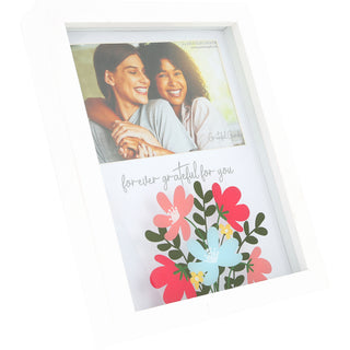Grateful For You 7.5" x 9.5" Shadow Box Frame (Holds 6" x 4" Photo)
