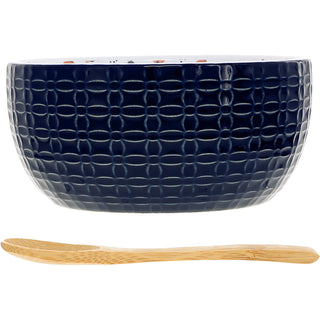 Little Things 4.5" Ceramic Bowl with Bamboo Spoon