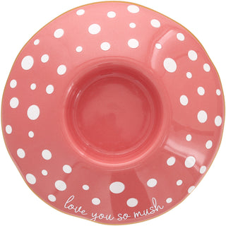 Love You So 4.75" Mushroom Tealight Holder