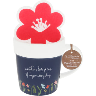 Mother's Love 20 oz Cup and Coaster Set