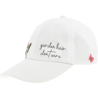 Garden Hair White Adjustable Hat