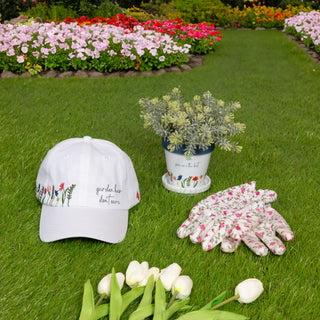 Garden Hair White Adjustable Hat