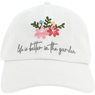 The Garden White Adjustable Hat