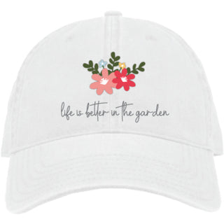 The Garden White Adjustable Hat