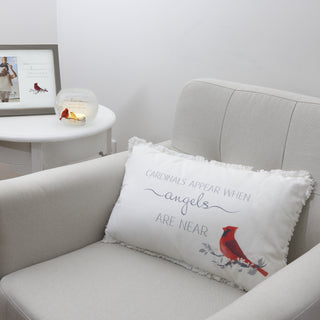 Cardinals Appear 20" x 12" Throw Pillow