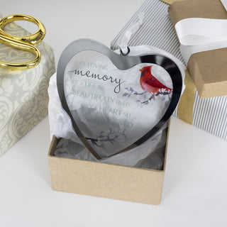 In Loving Memory 4.75" Mirrored Glass Ornament