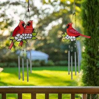 Cardinals Appear 17.5" Wind Chime