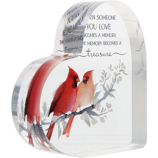 Treasure 3.5" Acrylic Heart Plaque