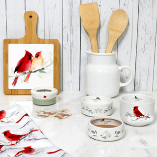 Cardinals Bamboo & Ceramic Tile Trivet