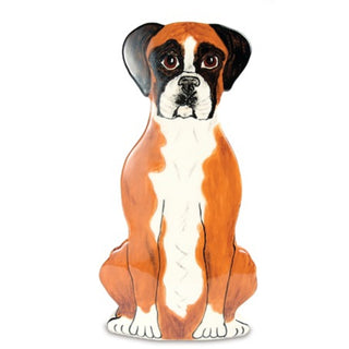 Tyson - Boxer 11.5" Large  Dog Vase