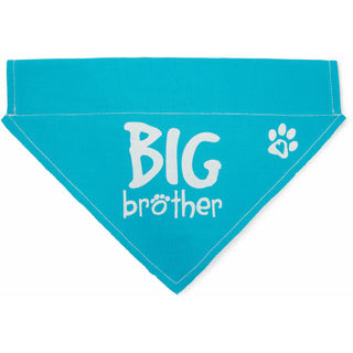 Big Brother 12" x 8" Canvas Slip on Pet Bandana