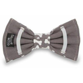 Dog Bones Large 5" x 3" Canvas Pet Bow Tie