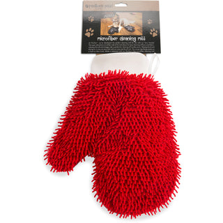 Warm Heart Microfiber Pet Cleaning Mitt