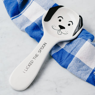 Dog Licked the Spoon 10" Spoon Rest