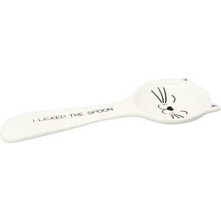 Cat Licked the Spoon 10" Spoon Rest