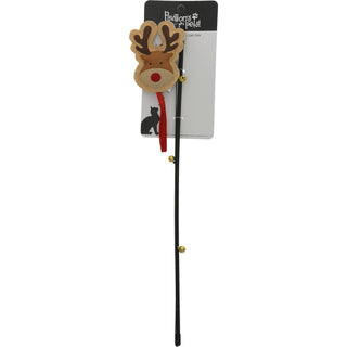 Reindeer 18" Cat Teaser Wand