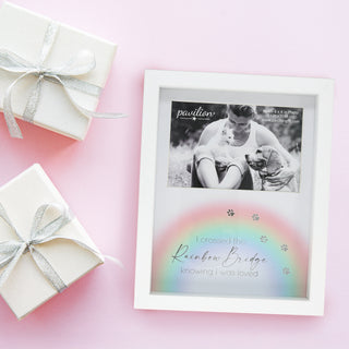 Rainbow Bridge 7.5" x 9.5" Shadow Box Frame (Holds 6" x 4" Photo)