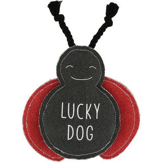 Lucky 9" Dog Toy on Rope