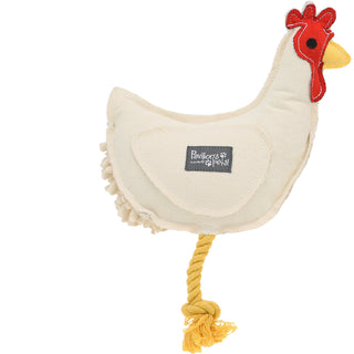 Fowl 8" Dog Toy on Rope